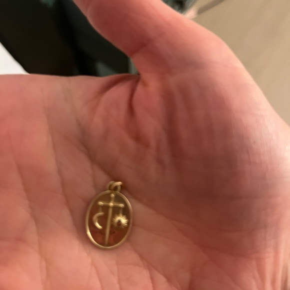 Solid Gold Celestial Talon Charm - Picture 2 of 5